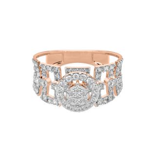Howard Round Diamond Engagement Ring